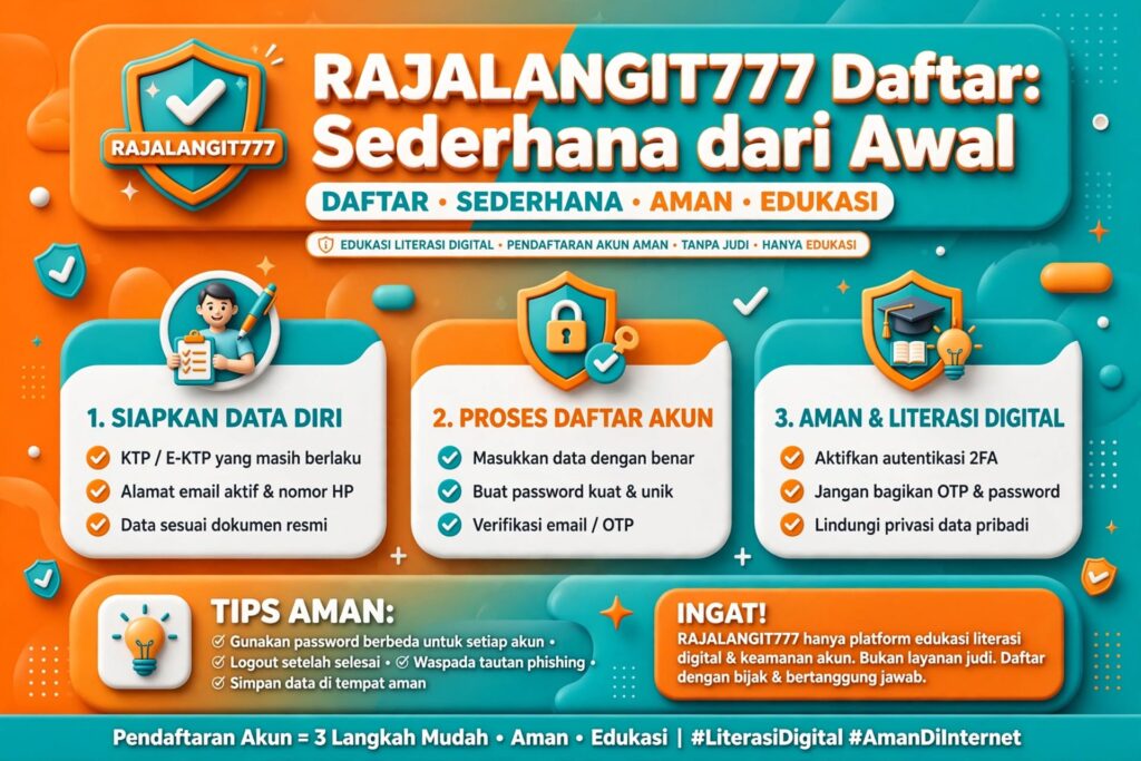 RAJALANGIT777 Daftar: Sederhana dari Awal